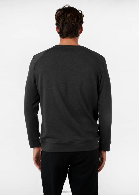 girocollo premium - grigio scuro uomini Ethika 6P2X0599 vestiario