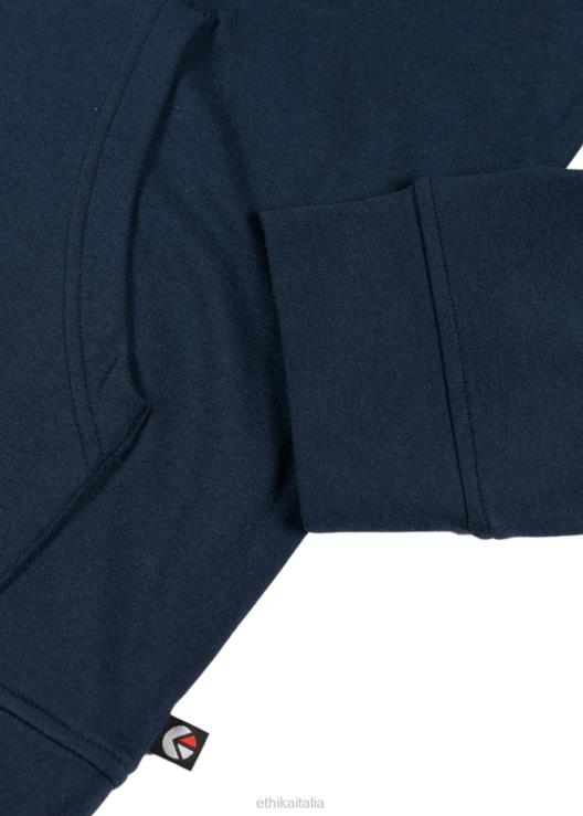 pullover con cappuccio premium - blu scuro uomini Ethika 6P2X0597 vestiario