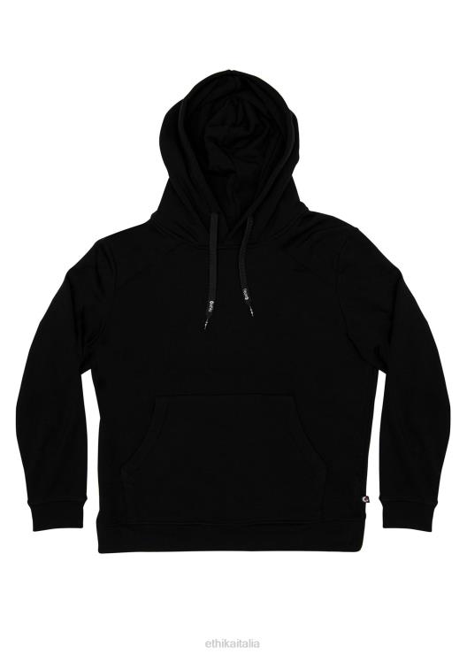 pullover con cappuccio premium - nero uomini Ethika 6P2X0595 vestiario