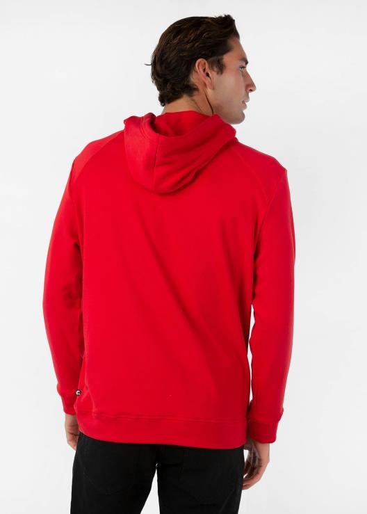 pullover con cappuccio premium - rosso uomini Ethika 6P2X0596 vestiario