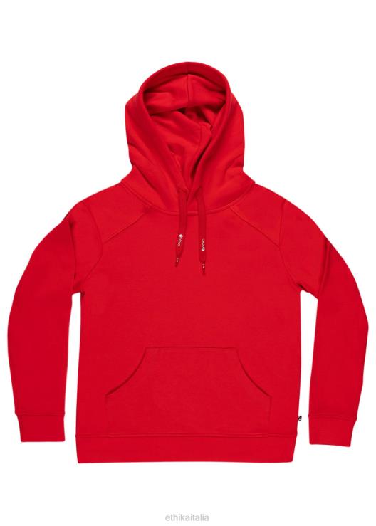 pullover con cappuccio premium - rosso uomini Ethika 6P2X0596 vestiario