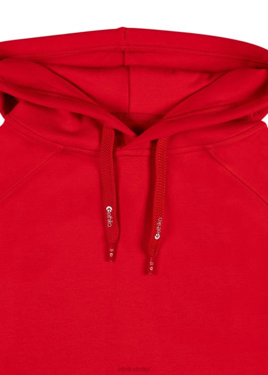 pullover con cappuccio premium - rosso uomini Ethika 6P2X0596 vestiario