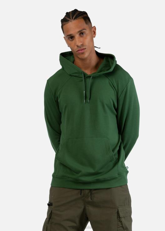 pullover con cappuccio premium - verde foresta uomini Ethika 6P2X0593 vestiario
