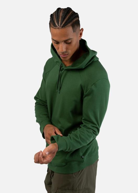 pullover con cappuccio premium - verde foresta uomini Ethika 6P2X0593 vestiario
