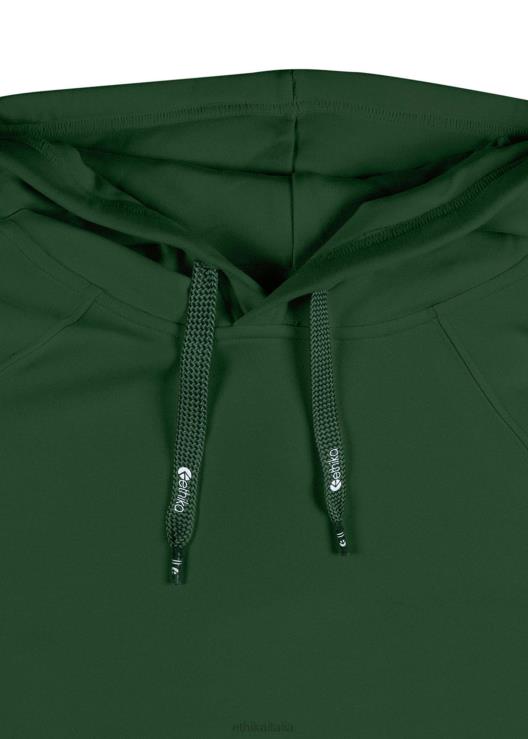 pullover con cappuccio premium - verde foresta uomini Ethika 6P2X0593 vestiario