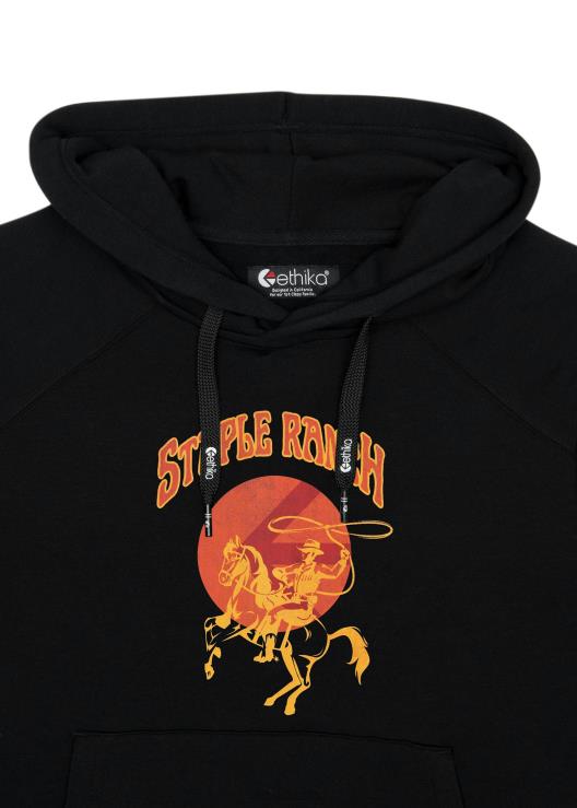 pullover con cappuccio ranch di base uomini Ethika 6P2X0592 vestiario