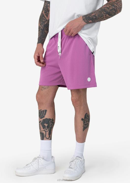 pantaloncini da basket - fucsia sbiadito uomini Ethika 6P2X0657 vestiario
