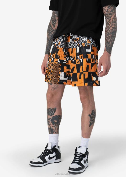 pantaloncini da basket - glitch-e uomini Ethika 6P2X0655 vestiario