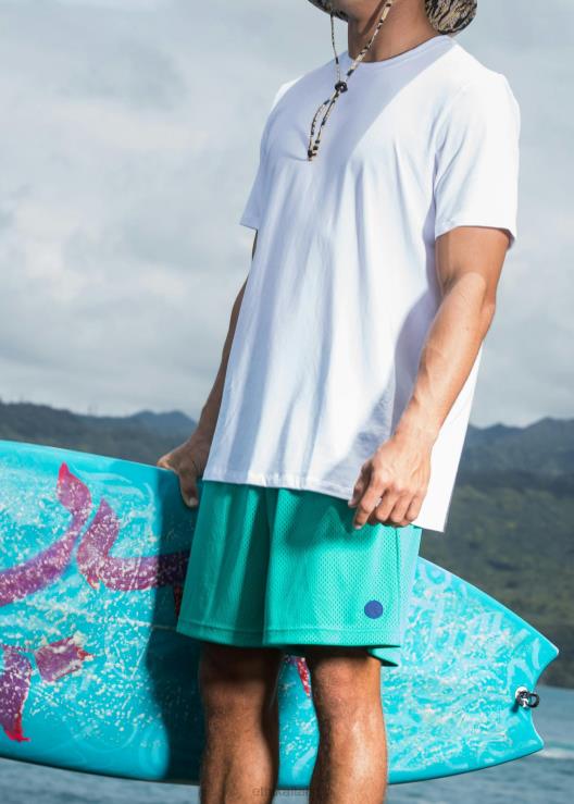 pantaloncini da basket - verde acqua uomini Ethika 6P2X0656 vestiario