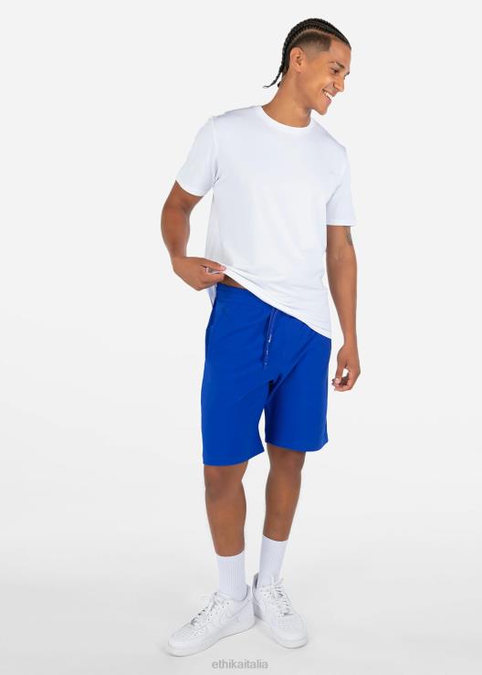 pantaloncino in felpa premium - blu uomini Ethika 6P2X0648 vestiario