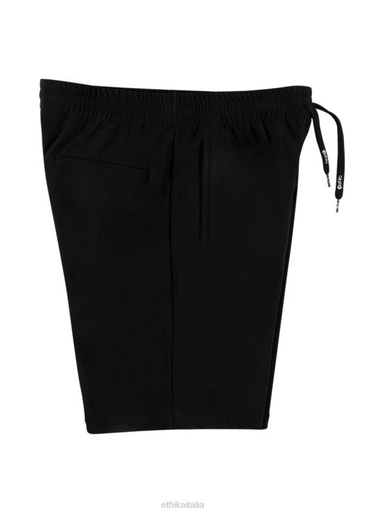 pantaloncino in felpa premium - nero uomini Ethika 6P2X0646 vestiario