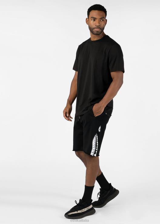 pantaloncino in felpa taglio vivo corto - bomber nero uomini Ethika 6P2X0671 vestiario