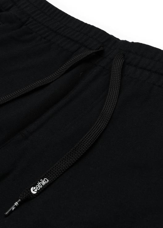 pantaloncino in felpa taglio vivo corto - bomber nero uomini Ethika 6P2X0671 vestiario