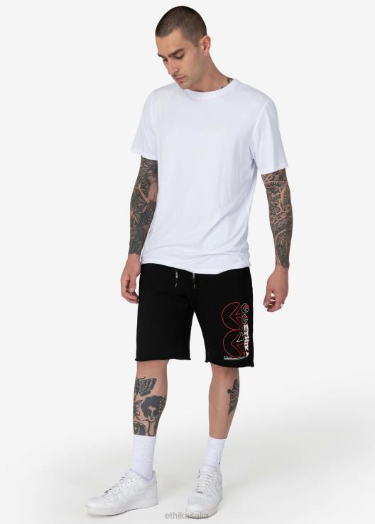 shorts in felpa con bordi grezzi - cinetica uomini Ethika 6P2X0670 vestiario