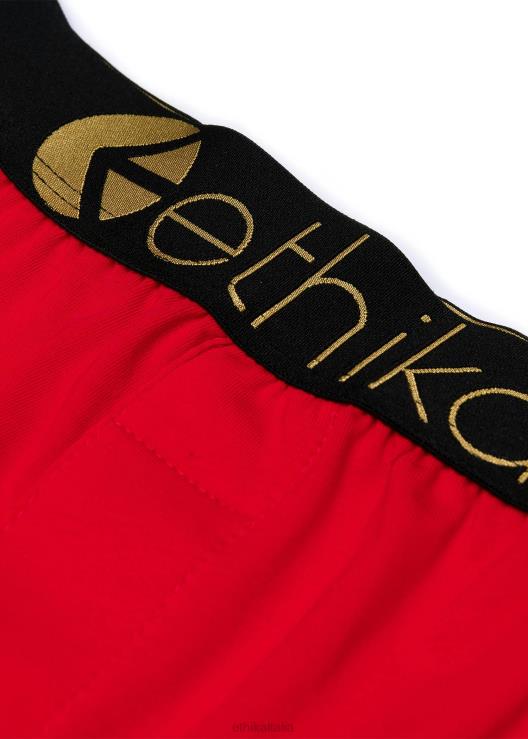pantalone lounge in modal - rosso oro lurex uomini Ethika 6P2X0610 vestiario