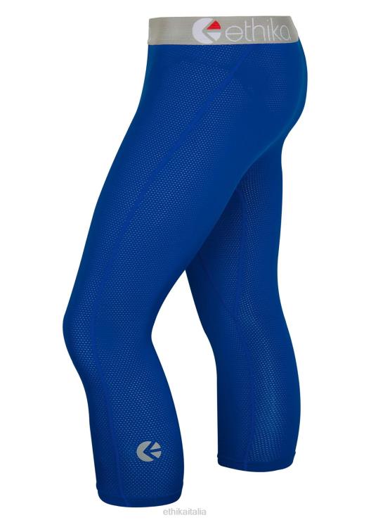 stretto 3/4 microrete performance - blu uomini Ethika 6P2X0639 vestiario