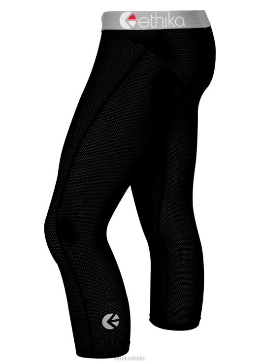 tenuta 3/4 micromesh performance - nera uomini Ethika 6P2X0636 vestiario