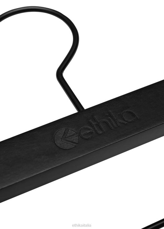 grucce a clip gruccia in legno confezione da 12 - nero uomini Ethika 6P2X0724 Accessori