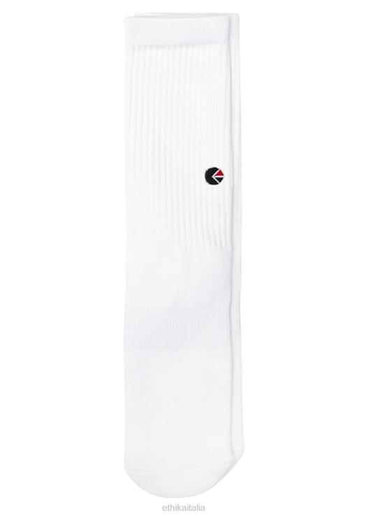 calzini crew crew - logo nero uomini Ethika 6P2X0514 Accessori