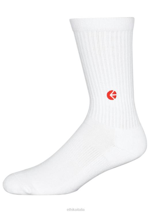 calzini crew crew - logo rosso uomini Ethika 6P2X0515 Accessori