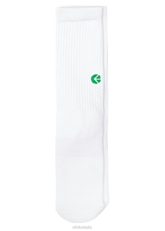 calzini crew crew - logo verde uomini Ethika 6P2X0516 Accessori