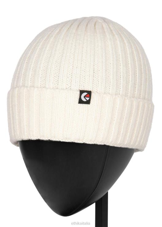 Berretto in lana - bianco uomini Ethika 6P2X0709 Accessori