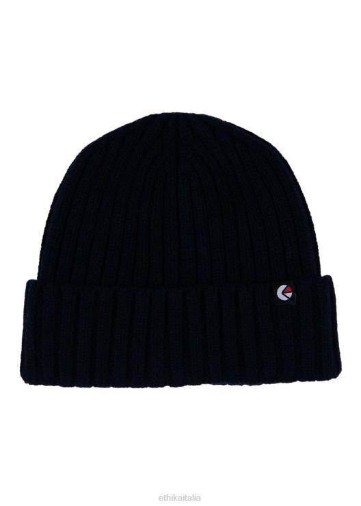 Berretto in lana - blu scuro uomini Ethika 6P2X0718 Accessori