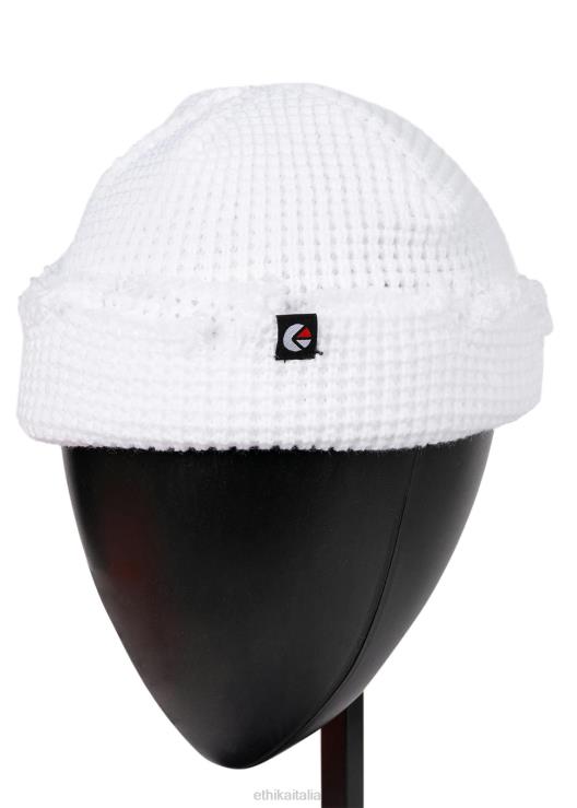 berretto con bordo grezzo - bianco uomini Ethika 6P2X0706 Accessori