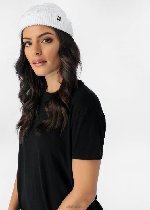 berretto con bordo grezzo - bianco uomini Ethika 6P2X0706 Accessori