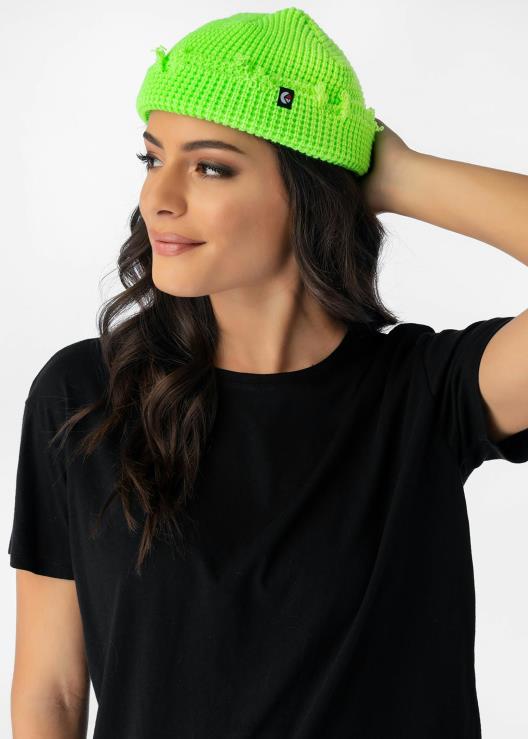 berretto con bordo grezzo - verde flo uomini Ethika 6P2X0707 Accessori