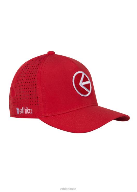 cappello da papà atletico - rosso flo uomini Ethika 6P2X0679 Accessori