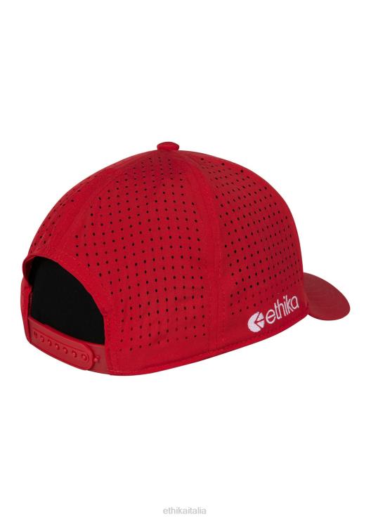 cappello da papà atletico - rosso flo uomini Ethika 6P2X0679 Accessori