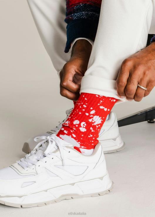 kit di montaggio - schizzi rossi uomini Ethika 6P2X0133 vestiario