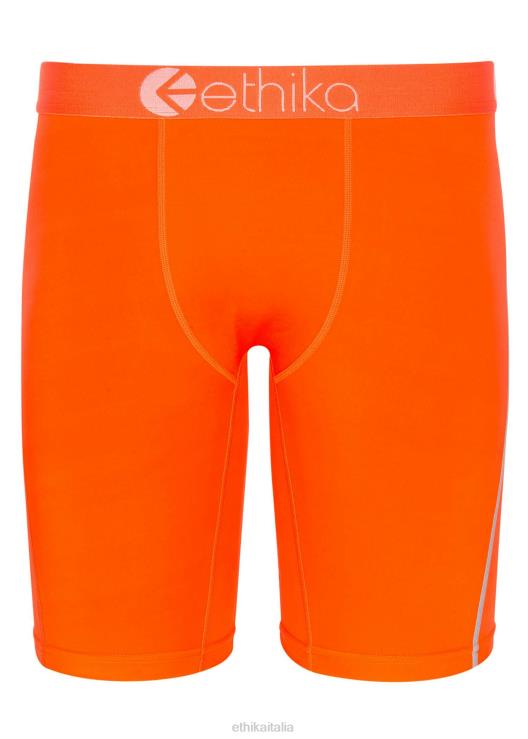 prestazioni sottozero di base: arancione neon uomini Ethika 6P2X0337 vestiario