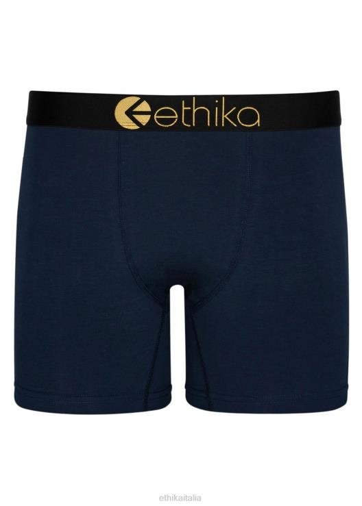 mid modal - lurex oro navy uomini Ethika 6P2X0271 vestiario