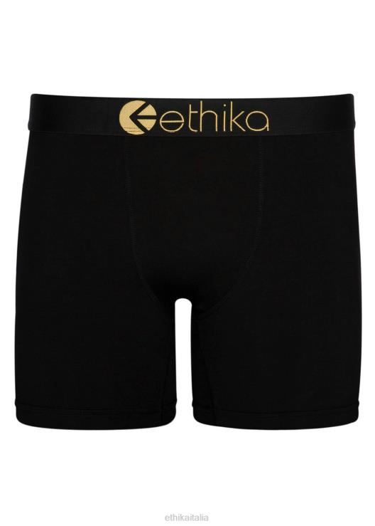 mid modal - lurex oro nero uomini Ethika 6P2X0269 vestiario