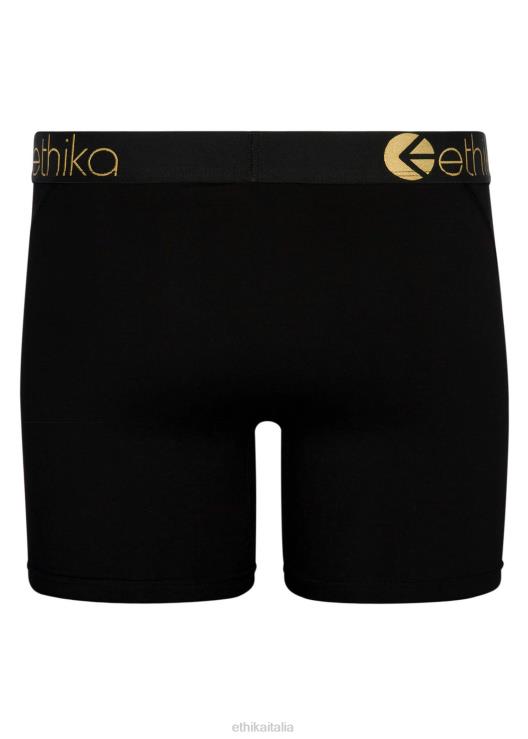 mid modal - lurex oro nero uomini Ethika 6P2X0269 vestiario