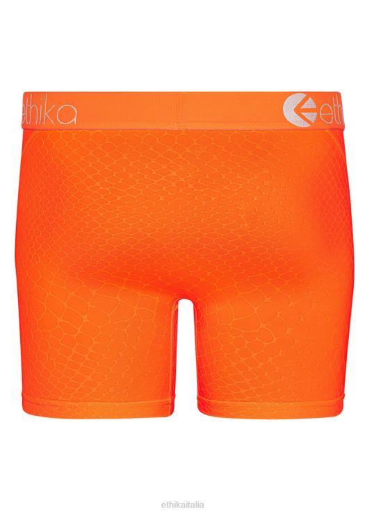 stampa pitone in rilievo media - arancione uomini Ethika 6P2X0263 vestiario