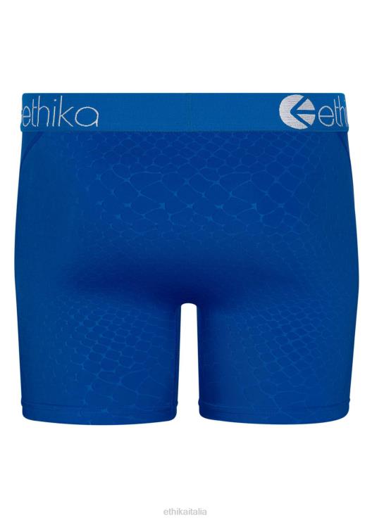 stampa pitone media in rilievo - blu uomini Ethika 6P2X0264 vestiario