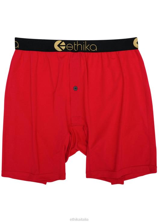 modal alternato - lurex oro rosso uomini Ethika 6P2X0323 vestiario