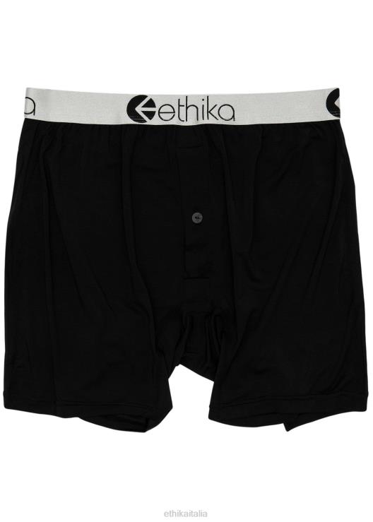 modal premium alternativo - lurex argento nero uomini Ethika 6P2X0329 vestiario