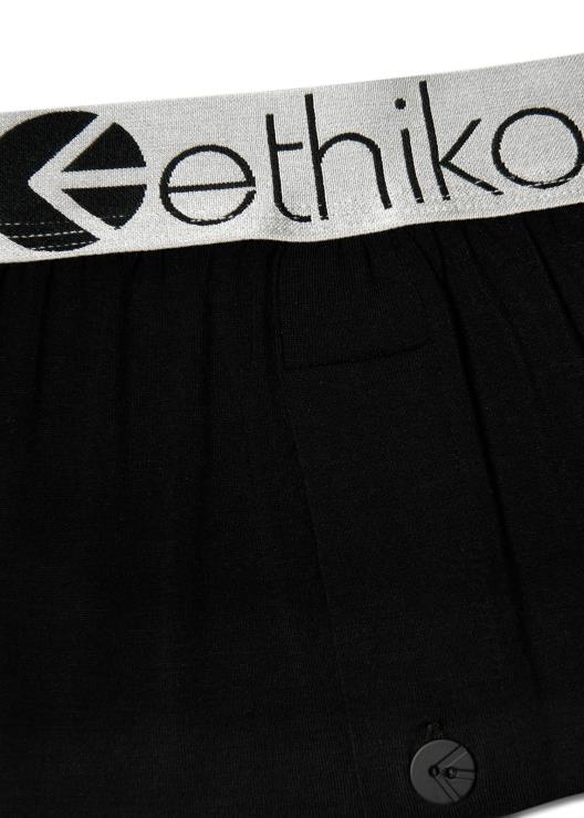 modal premium alternativo - lurex argento nero uomini Ethika 6P2X0329 vestiario